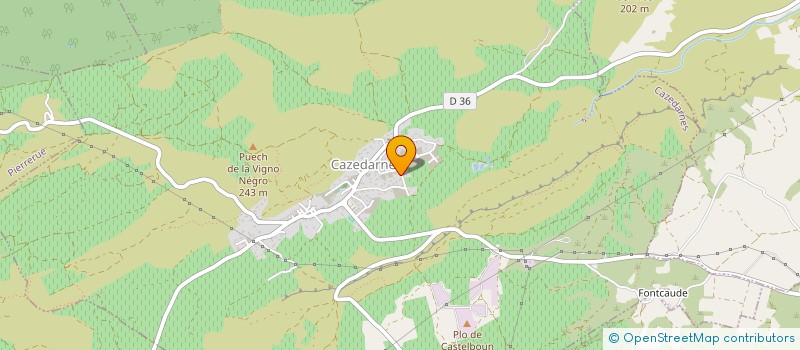 localisation de l'entreprise MADAME HELENE DE BRUYNE  CAZEDARNES