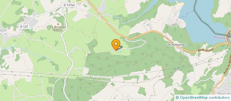 localisation de l'entreprise MADAME HELENE DE GOURCUFF  SARROUX - SAINT JULIEN