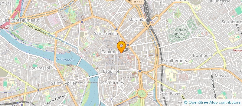 localisation de l'entreprise MADAME HELENE DE HILLERIN à TOULOUSE