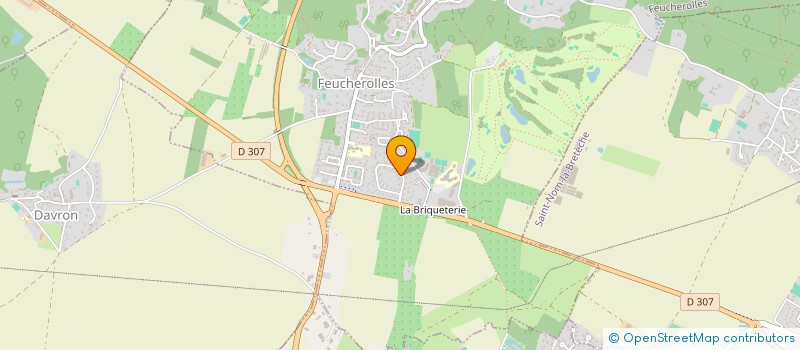 localisation de l'entreprise MADAME HELENE DE LA CHOUE DE LA METTRIE  FEUCHEROLLES