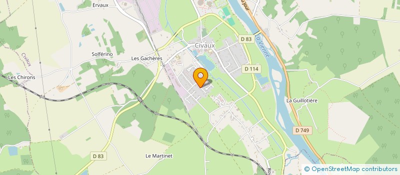 localisation de l'entreprise MADAME HELENE DE LA SERVE à PERSAC