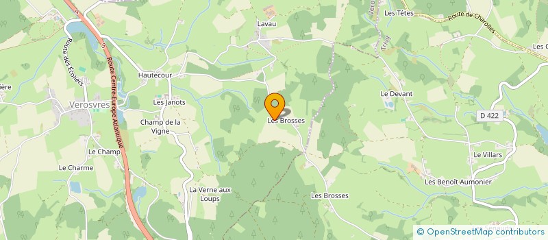 localisation de l'entreprise MADAME HELENE DE LAGUICHE  MARTIGNY-LE-COMTE