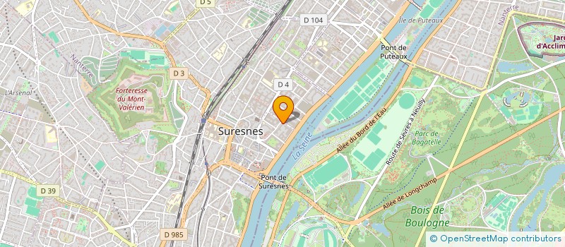 localisation de l'entreprise MADAME HELENE DE LAHARPE à SURESNES