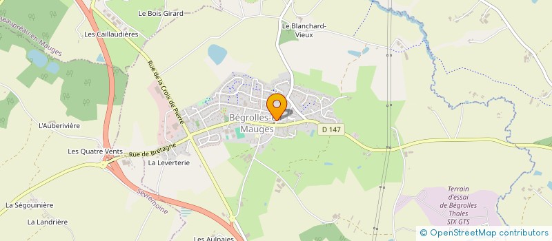 localisation de l'entreprise MADAME HELENE DE LAITRE  BEGROLLES-EN-MAUGES