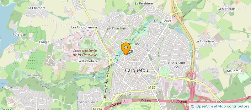 localisation de l'entreprise MADAME HELENE DE MAGALHAES à CARQUEFOU