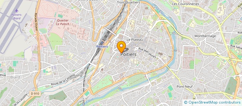 localisation de l'entreprise MADAME HELENE DE MONTAIGNAC à POITIERS