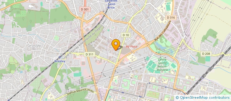 localisation de l'entreprise MADAME HELENE DE ROLL MONTPELLIER à SARCELLES