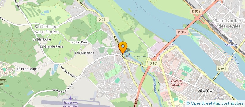 localisation de l'entreprise MADAME HELENE DE ROUSSEL DE PREVILLE à SAUMUR