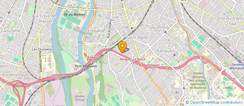 localisation de l'entreprise MADAME HELENE DE SAINT DENIS  TOULOUSE