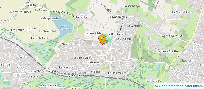 localisation de l'entreprise MADAME HELENE DE VALON à COUERON