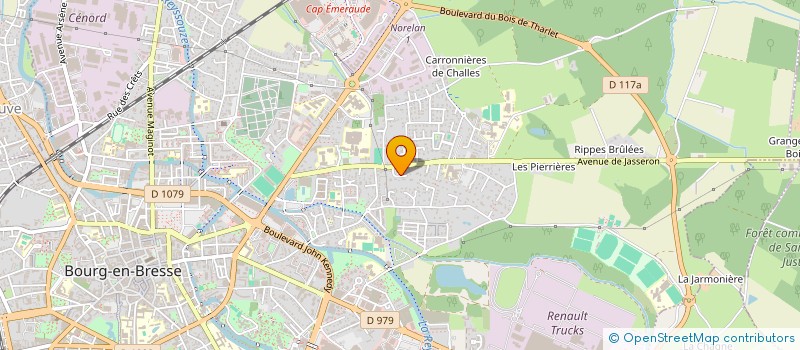 localisation de l'entreprise MADAME HELENE DE VARAX à BOURG-EN-BRESSE