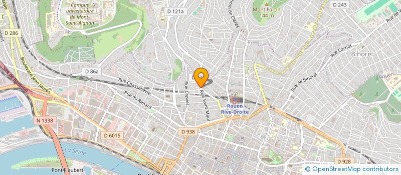 localisation de l'entreprise MADAME HELENE DE VILLARS à ROUEN