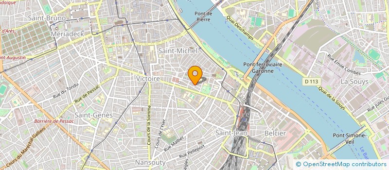 localisation de l'entreprise MADAME HELENE DEBUCHE  BORDEAUX