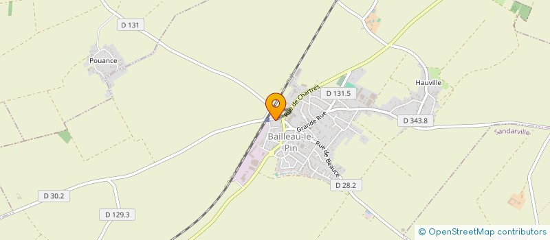 localisation de l'entreprise MADAME HELENE DELAGE à BAILLEAU-LE-PIN
