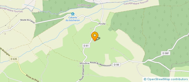 localisation de l'entreprise MADAME HELENE DELAGE à CASSAGNABERE-TOURNAS