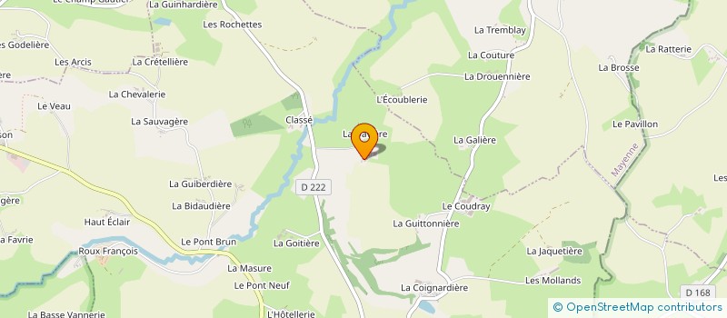 localisation de l'entreprise MADAME HELENE DELAMARE à SAINT-GERMAIN-DE-COULAMER
