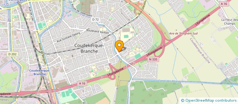 localisation de l'entreprise MADAME HELENE DELAVAL  COUDEKERQUE-BRANCHE