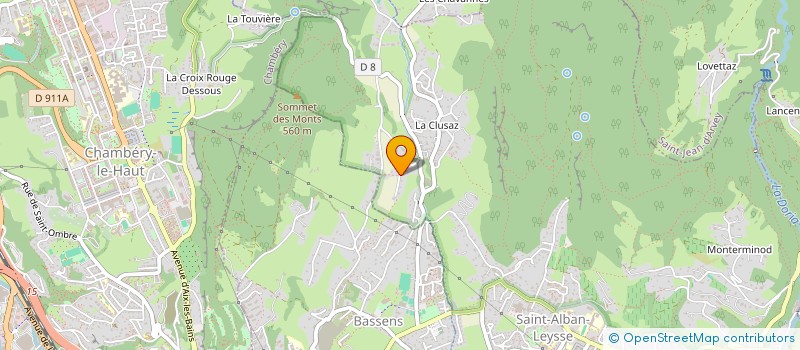 localisation de l'entreprise MADAME HELENE DELBE  SAINT-ALBAN-LEYSSE