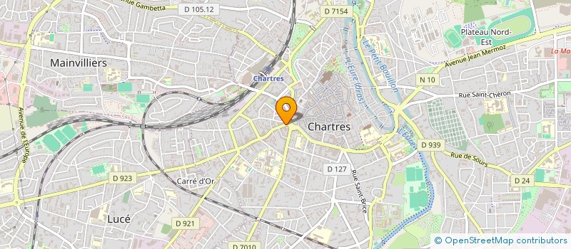 localisation de l'entreprise MADAME HELENE DELEGLISE à CHARTRES