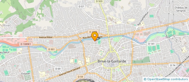 localisation de l'entreprise MADAME HELENE DELGADO à BRIVE-LA-GAILLARDE