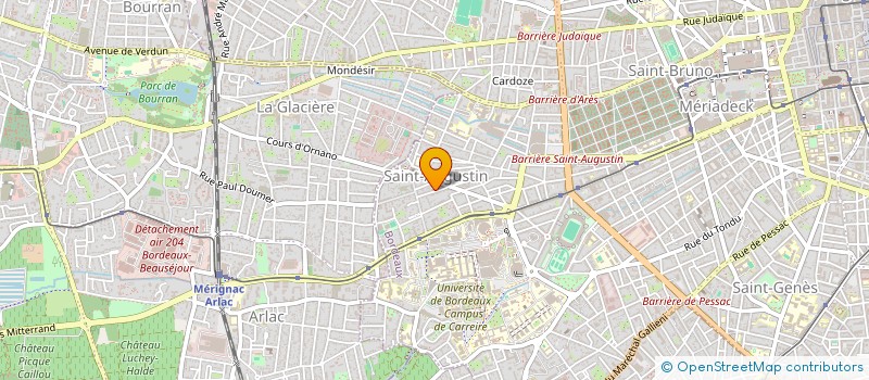 localisation de l'entreprise MADAME HELENE DELIENCOURT  BORDEAUX