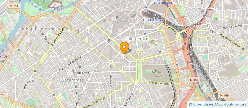 localisation de l'entreprise MADAME HELENE DELIERS à LILLE