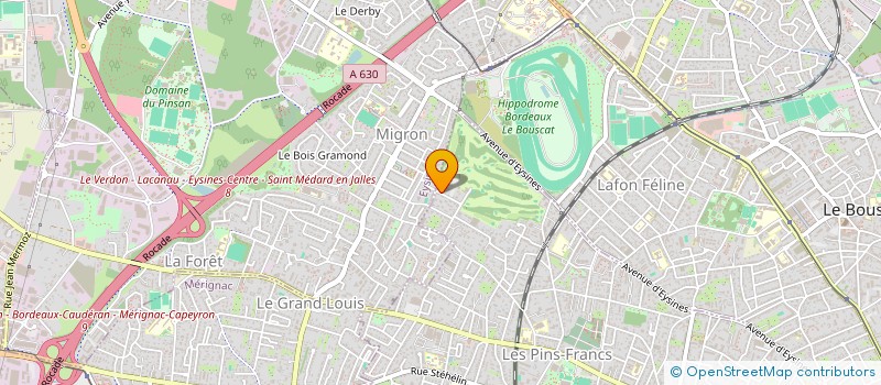 localisation de l'entreprise MADAME HELENE DELLAC  BORDEAUX