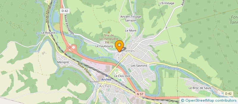 localisation de l'entreprise MADAME HELENE DELON  ARCHETTES