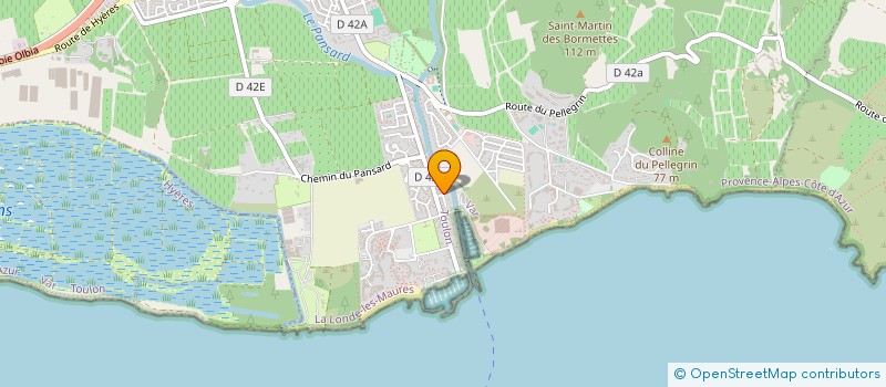 localisation de l'entreprise MADAME HELENE DELOUES à LA LONDE LES MAURES