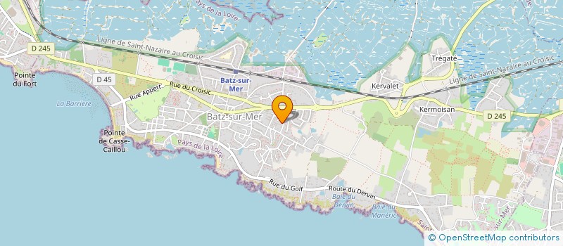 localisation de l'entreprise MADAME HELENE DELOURME  BATZ-SUR-MER