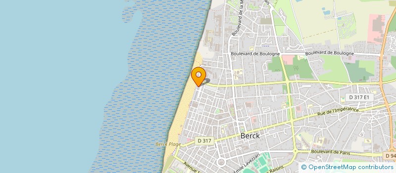 localisation de l'entreprise MADAME HELENE DELRUE à BERCK