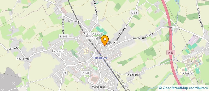 localisation de l'entreprise MADAME HELENE DEMEURE à TEMPLEUVE-EN-PEVELE