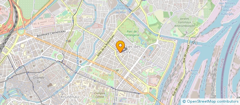 localisation de l'entreprise MADAME HELENE DENIMAL à STRASBOURG