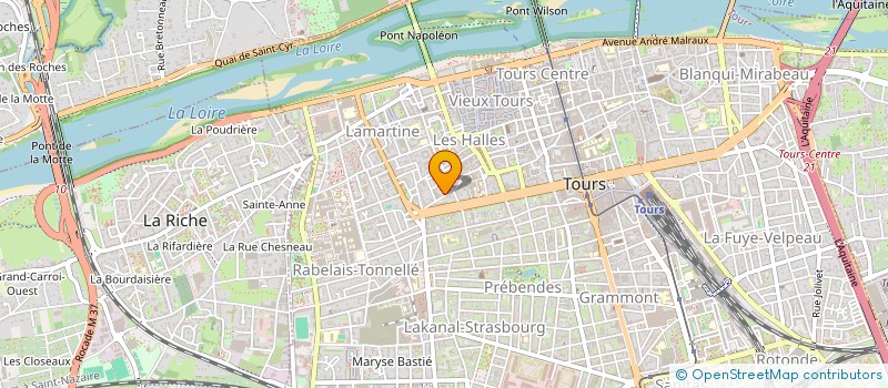localisation de l'entreprise MADAME HELENE DENIZARD  TOURS