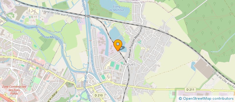 localisation de l'entreprise MADAME HELENE DENYS  ARQUES