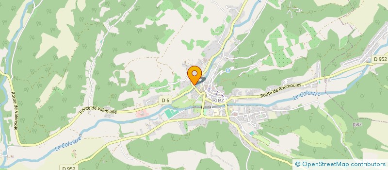 localisation de l'entreprise MADAME HELENE DEPOORTER  RIEZ