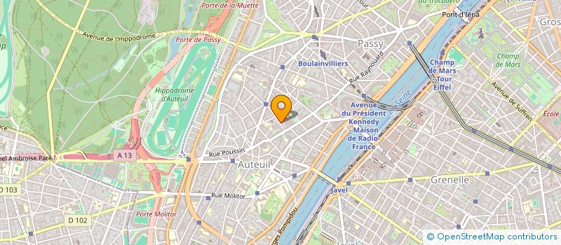 localisation de l'entreprise MADAME HELENE DEPRET  PARIS