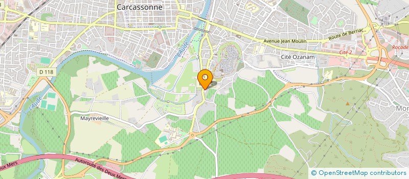 localisation de l'entreprise MADAME HELENE DEQUEKER  CARCASSONNE