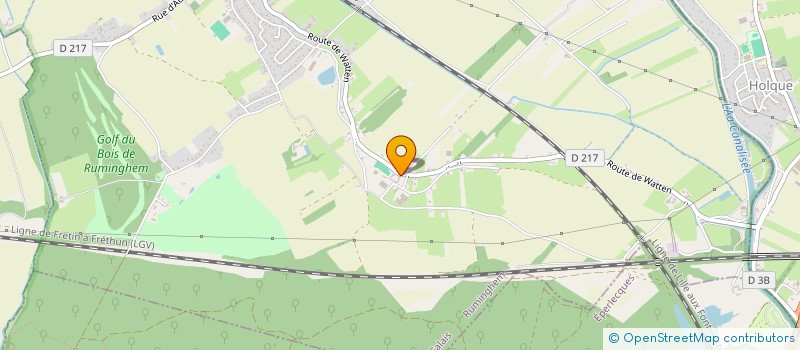 localisation de l'entreprise MADAME HELENE DERNIS-MAGNIER  RUMINGHEM