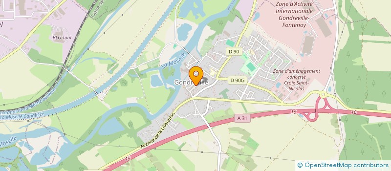 localisation de l'entreprise MADAME HELENE DERRIENNIC  GONDREVILLE