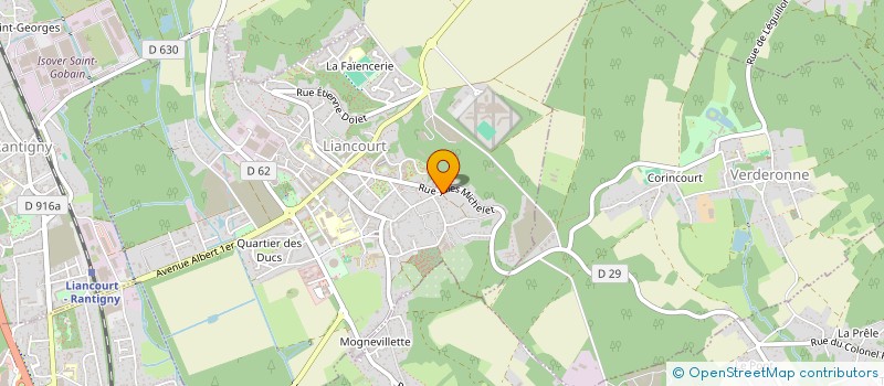 localisation de l'entreprise MADAME HELENE DESCHEPPER  LIANCOURT