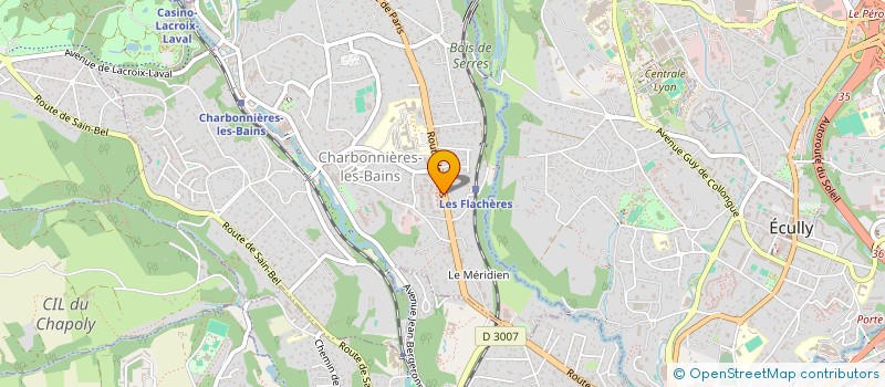 localisation de l'entreprise MADAME HELENE DESENFANT  CHARBONNIERES-LES-BAINS