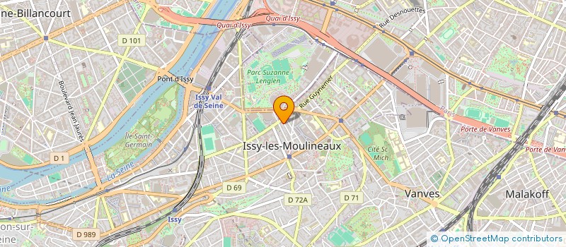 localisation de l'entreprise MADAME HELENE DESFORGES à ISSY-LES-MOULINEAUX