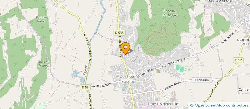 localisation de l'entreprise MADAME HELENE DESIGNOLLE  MOURS-SAINT-EUSEBE