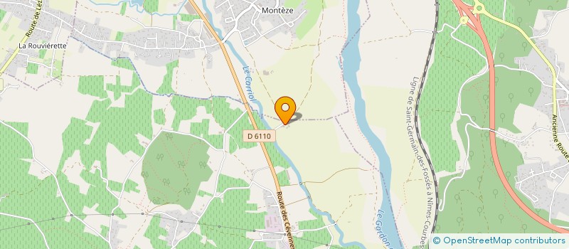 localisation de l'entreprise MADAME HELENE DESMAREST  RIBAUTE-LES-TAVERNES