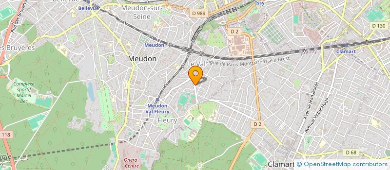 localisation de l'entreprise MADAME HELENE DESMICHELLE à MEUDON