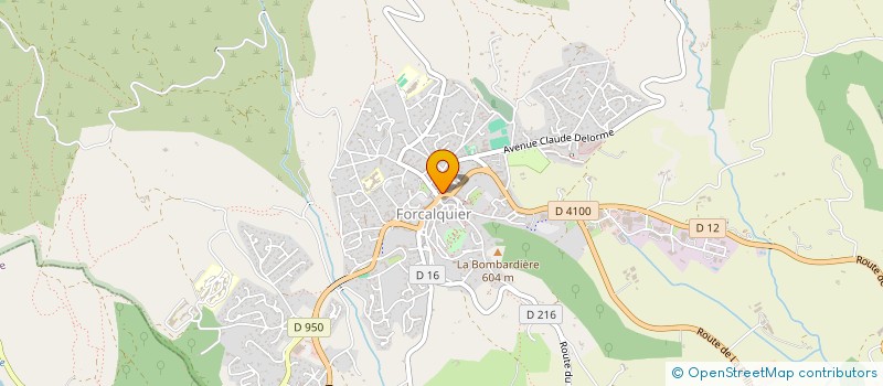 localisation de l'entreprise MADAME HELENE DESPAGNE à FORCALQUIER