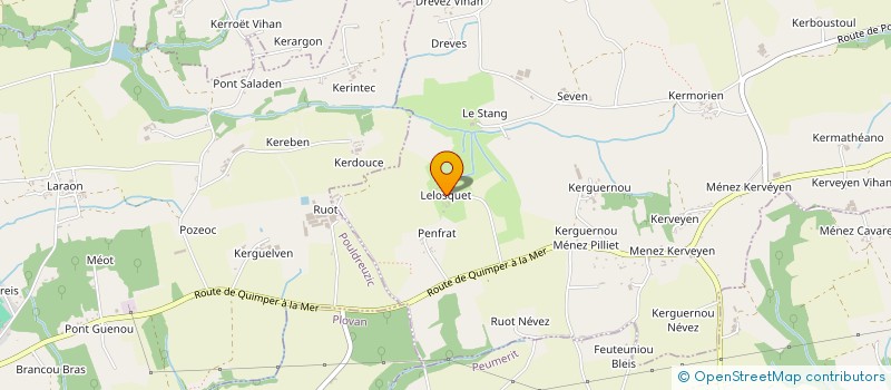 localisation de l'entreprise MADAME HELENE DESSERRE  PLOGASTEL-SAINT-GERMAIN