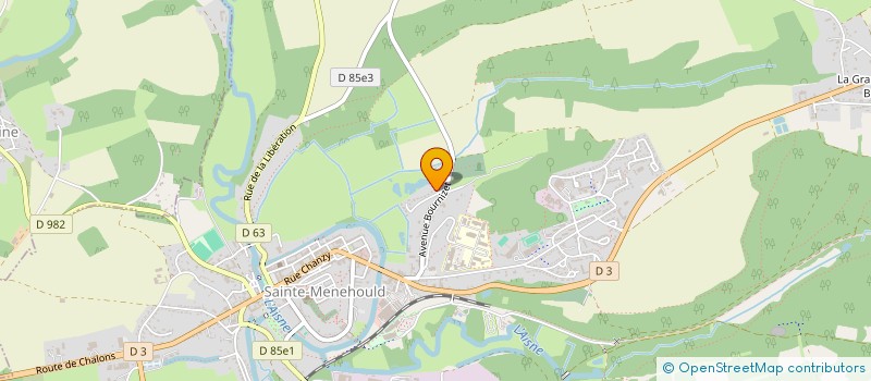 localisation de l'entreprise MADAME HELENE DESTREZ  SAINTE-MENEHOULD