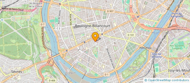 localisation de l'entreprise MADAME HELENE DEVOS à BOULOGNE-BILLANCOURT
